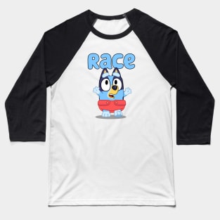 Bluey and Bingo race funny Baseball T-Shirt